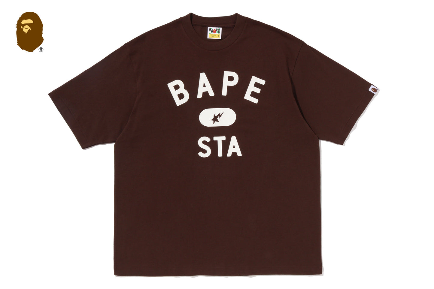 BAPE STA 大學風格寬鬆版T恤 #2