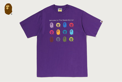 BAPE WORLD MULTI LOGO T恤