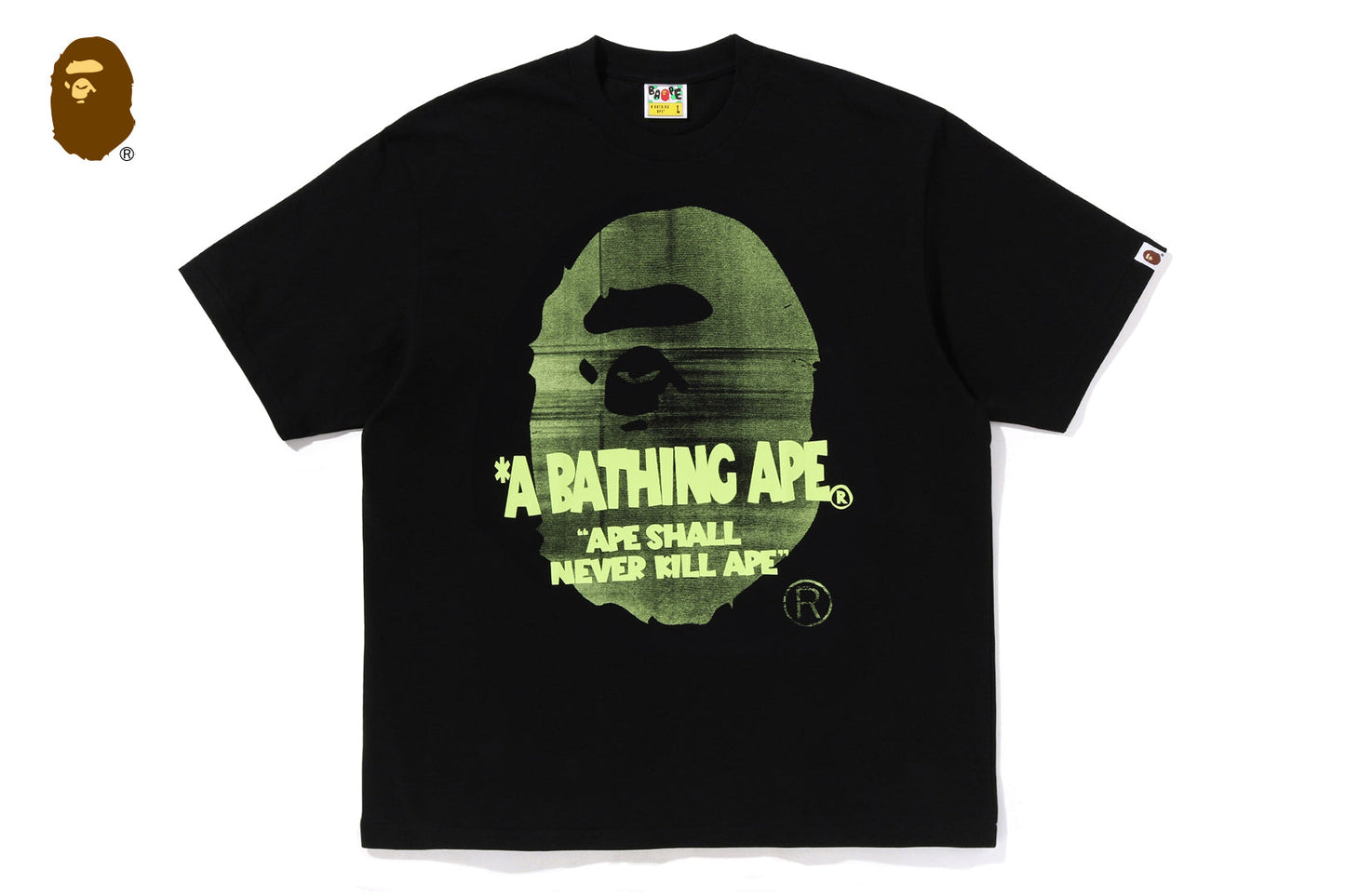 BAPE SPRAY APE HEAD 寬鬆版T恤