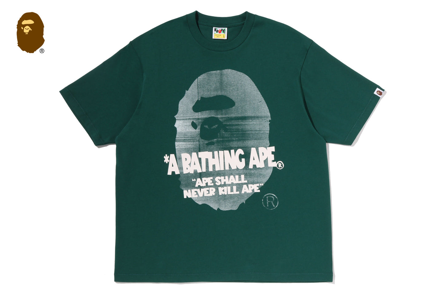 BAPE SPRAY APE HEAD 寬鬆版T恤