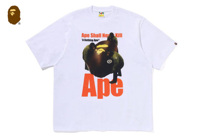 BAPE APE HEAD PHOTO PRINT 寬鬆版短袖T恤