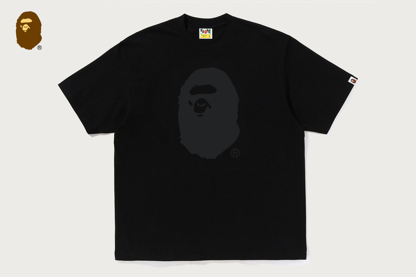BAPE TONAL APE HEAD RELAXED FIT TEE