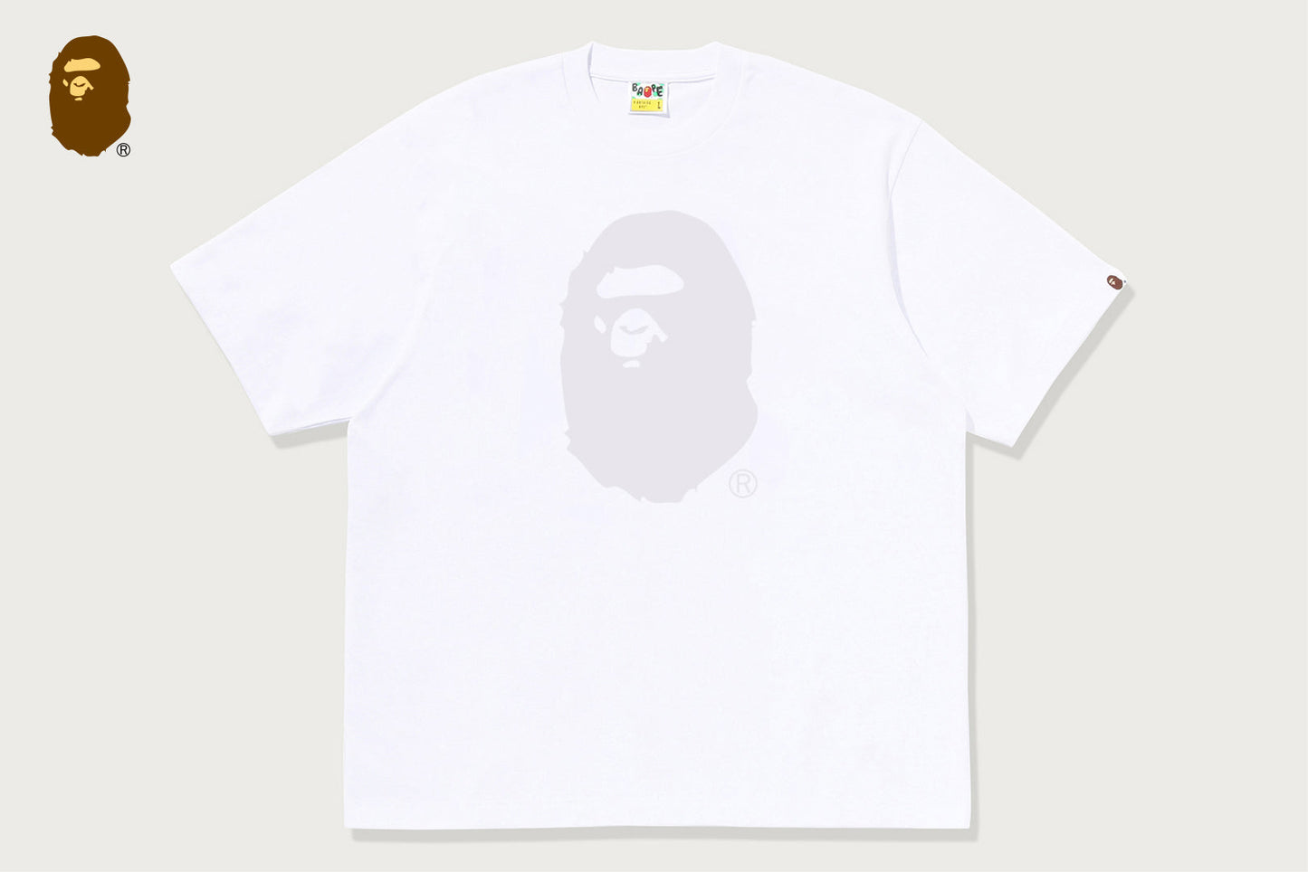 BAPE TONAL APE HEAD RELAXED FIT TEE