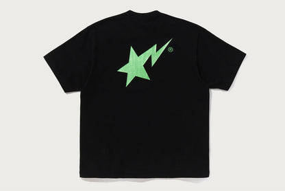 BAPE METALLIC BAPE STA LOGO RELAXED FIT TEE