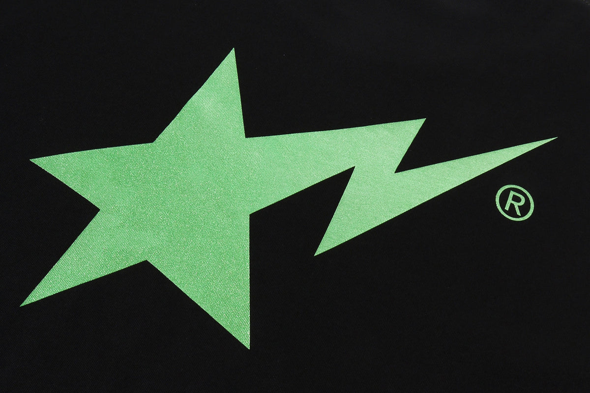 BAPE METALLIC BAPE STA LOGO RELAXED FIT TEE