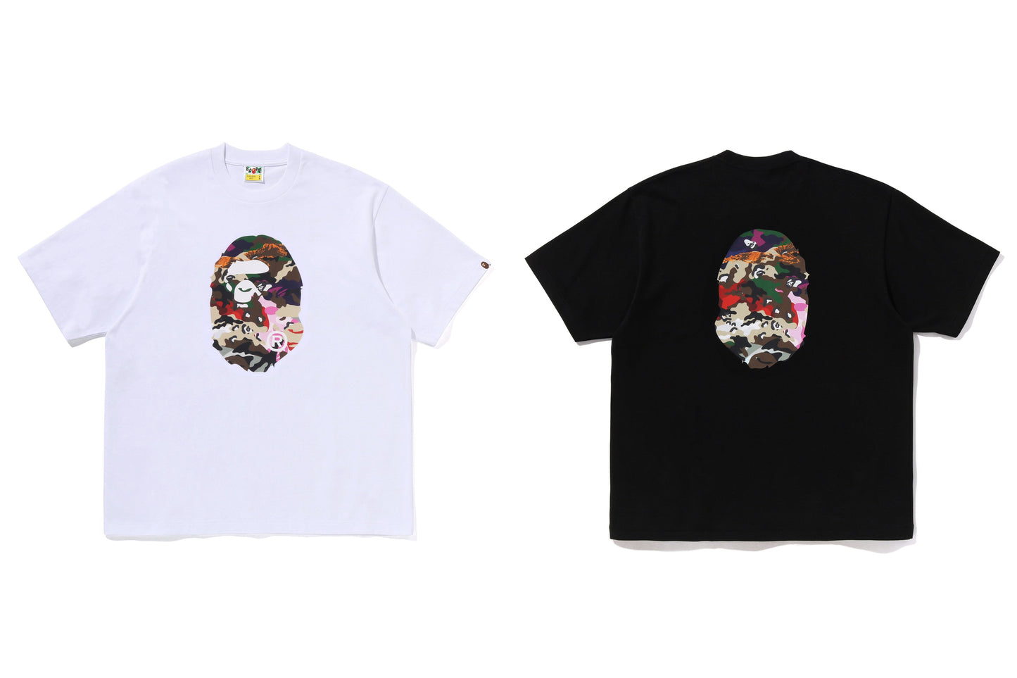 BAPE HYBRID CAMO APE HEAD 寬鬆版短袖T恤