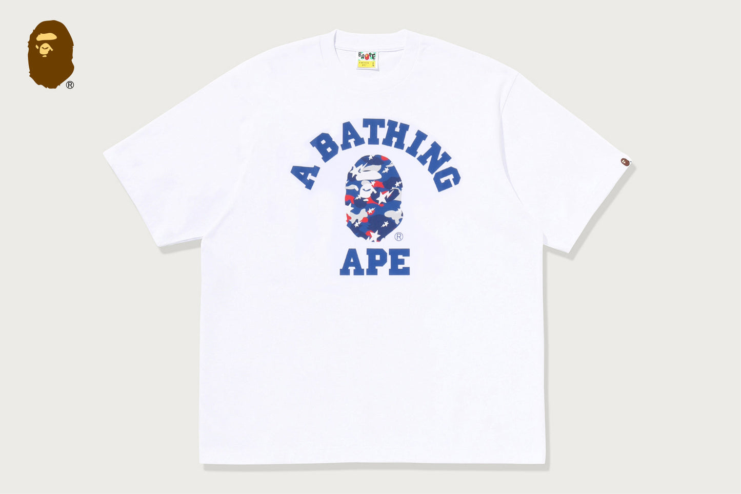 BAPE STA STRIKE CAMO 大學休閒版型短袖T恤