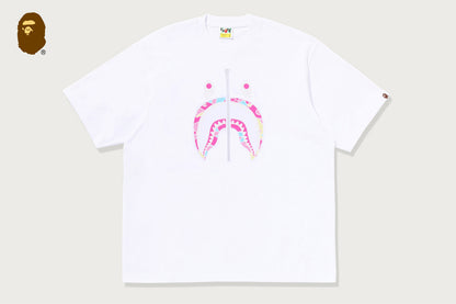 BAPE STA CAMO SHARK FACE RELAXED FIT TEE