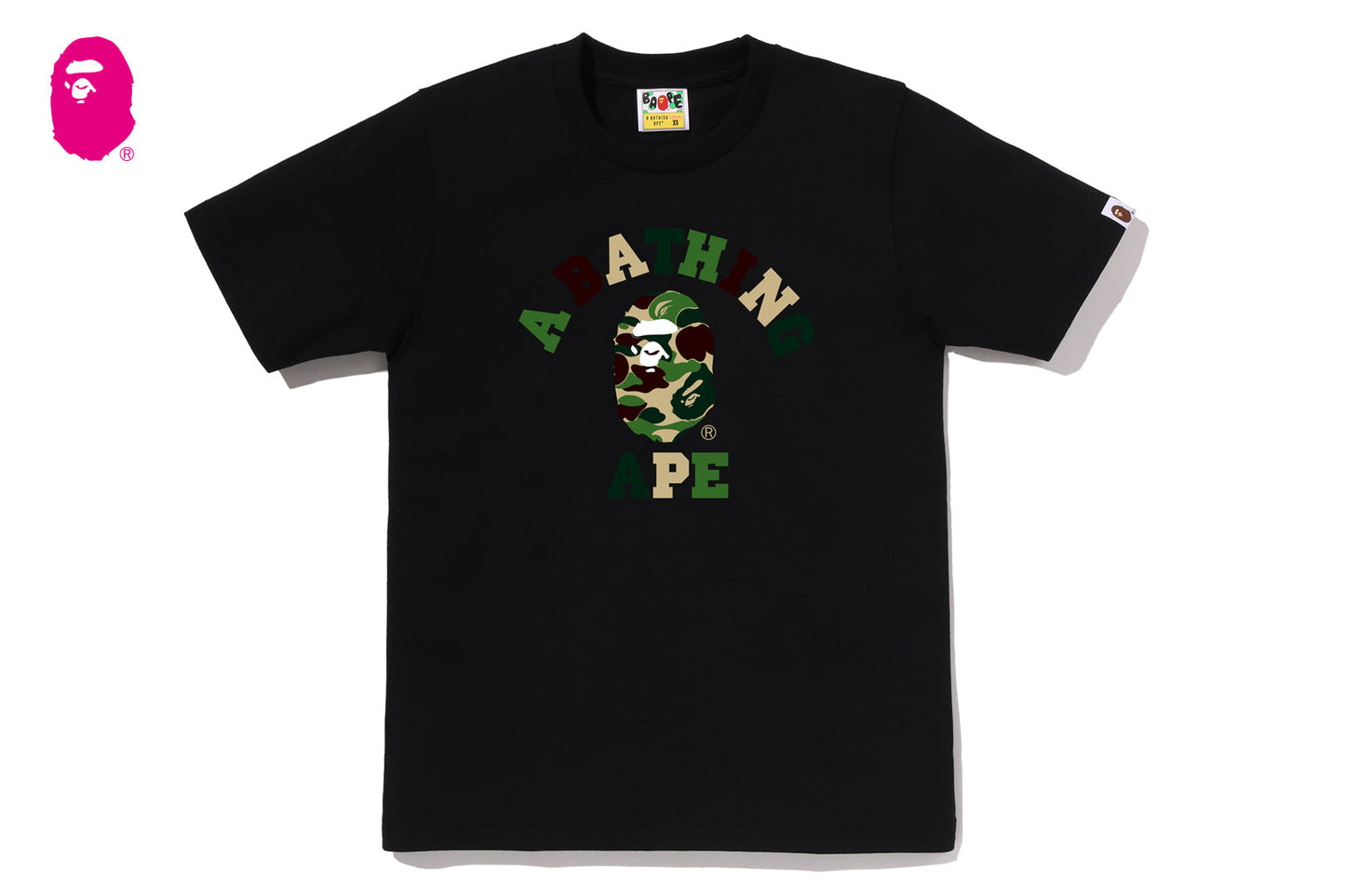 BAPE ABC CAMO 大學T恤