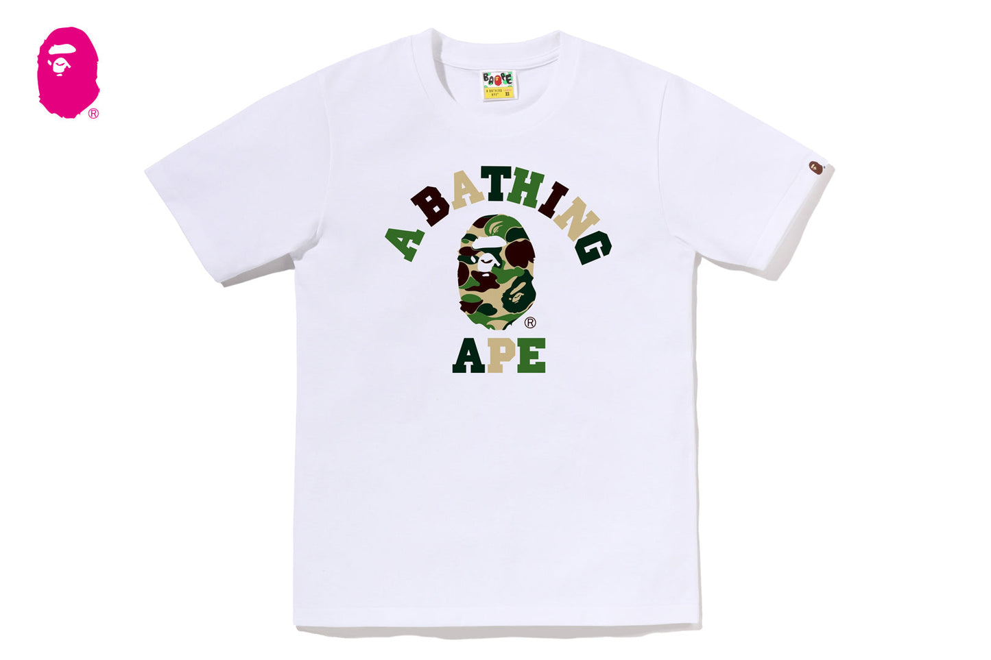 BAPE ABC CAMO 大學T恤