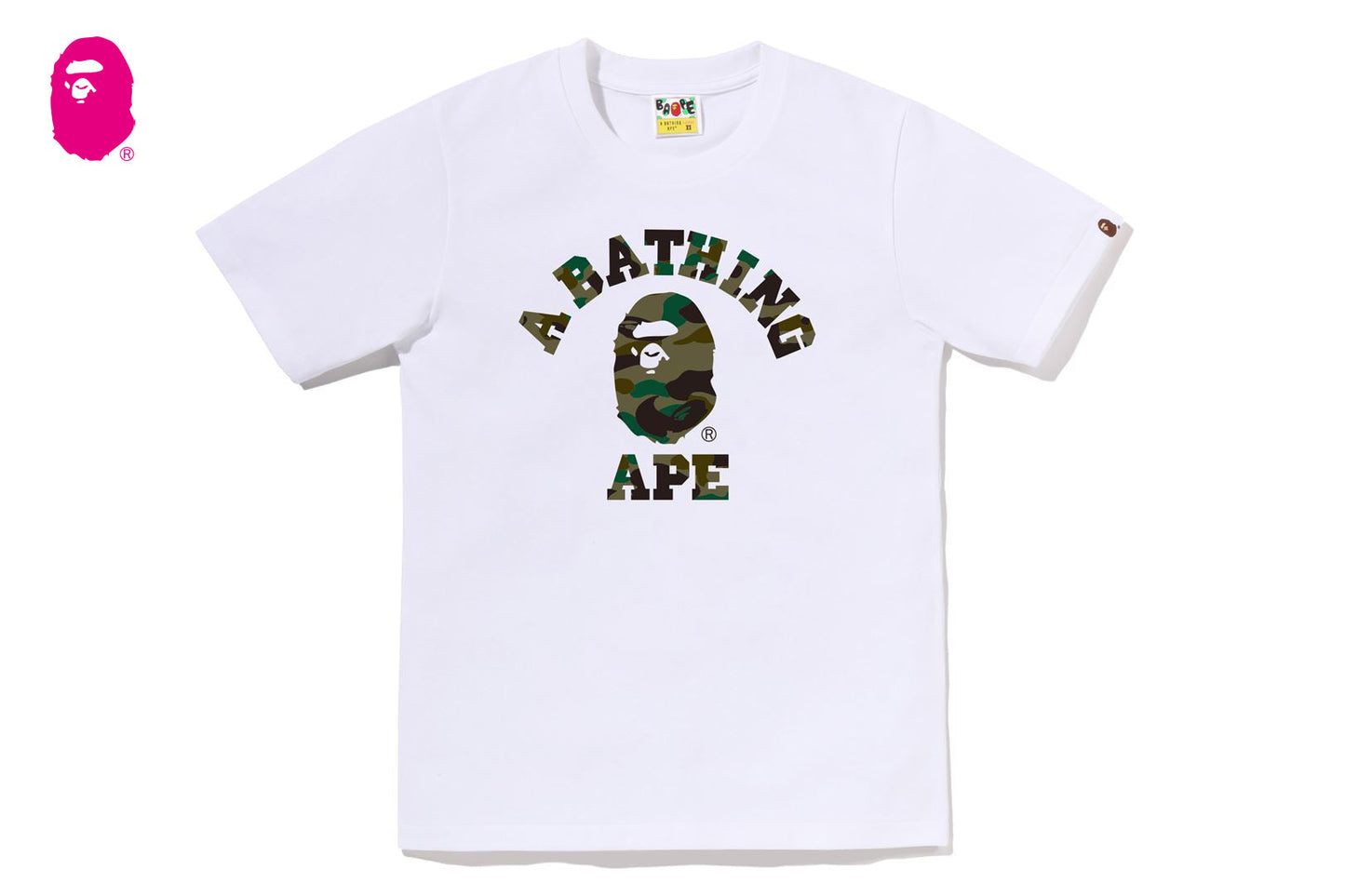 BAPE 1ST CAMO 大學T恤