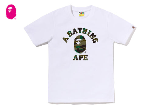 BAPE 1ST CAMO 大學T恤