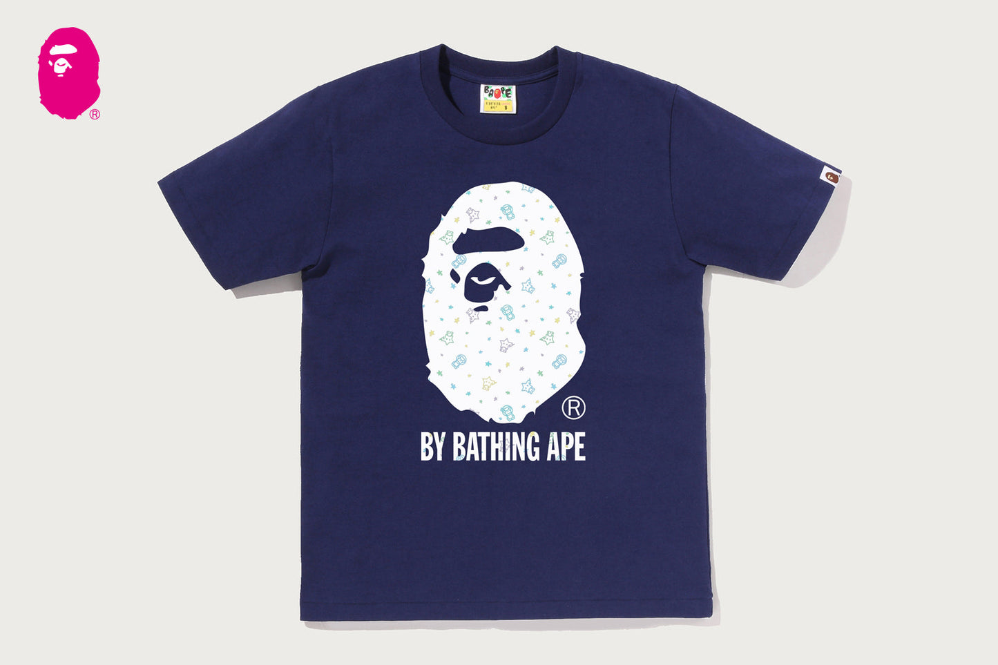BAPE LISA MILO STA PATTERN TEE