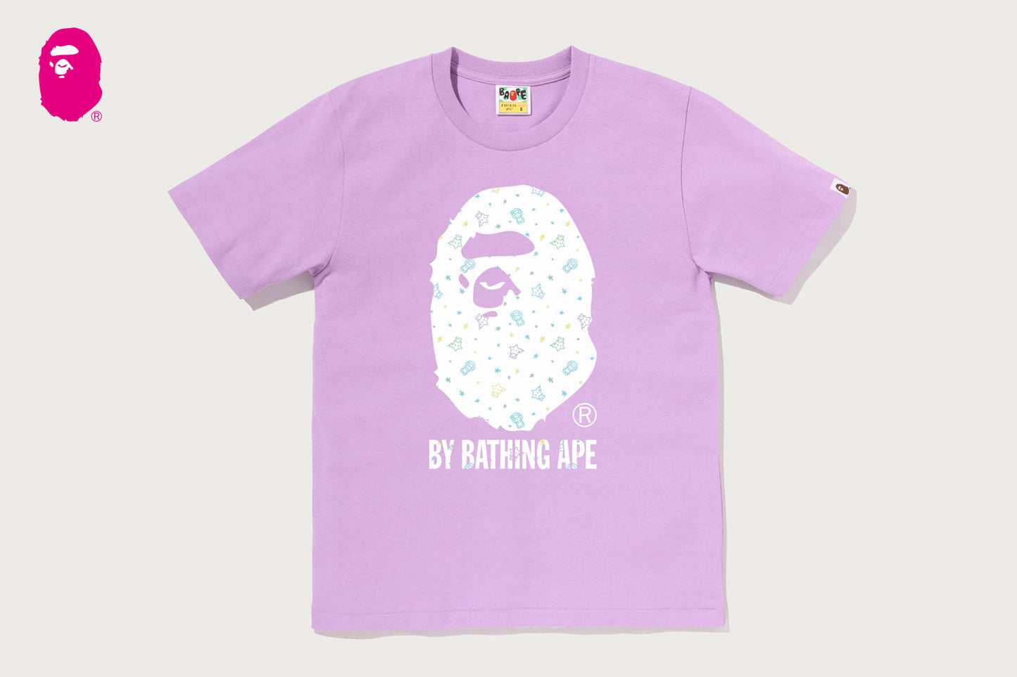 BAPE LISA MILO STA PATTERN TEE