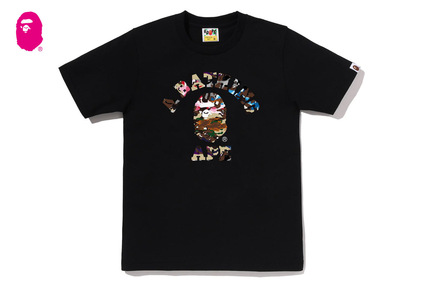 BAPE HYBRID CAMO COLLEGE TEE