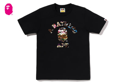 BAPE HYBRID CAMO COLLEGE TEE