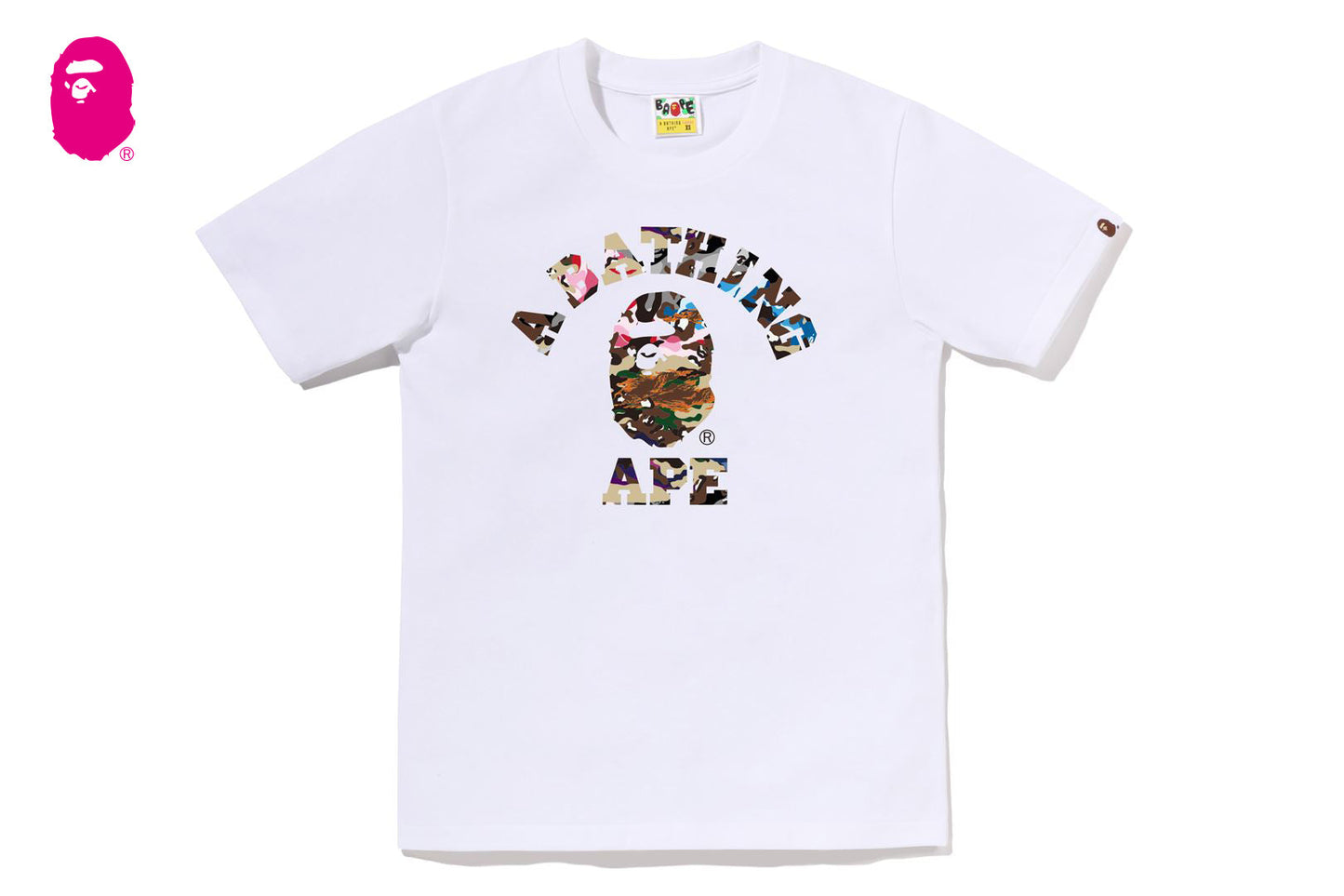 BAPE HYBRID CAMO COLLEGE TEE