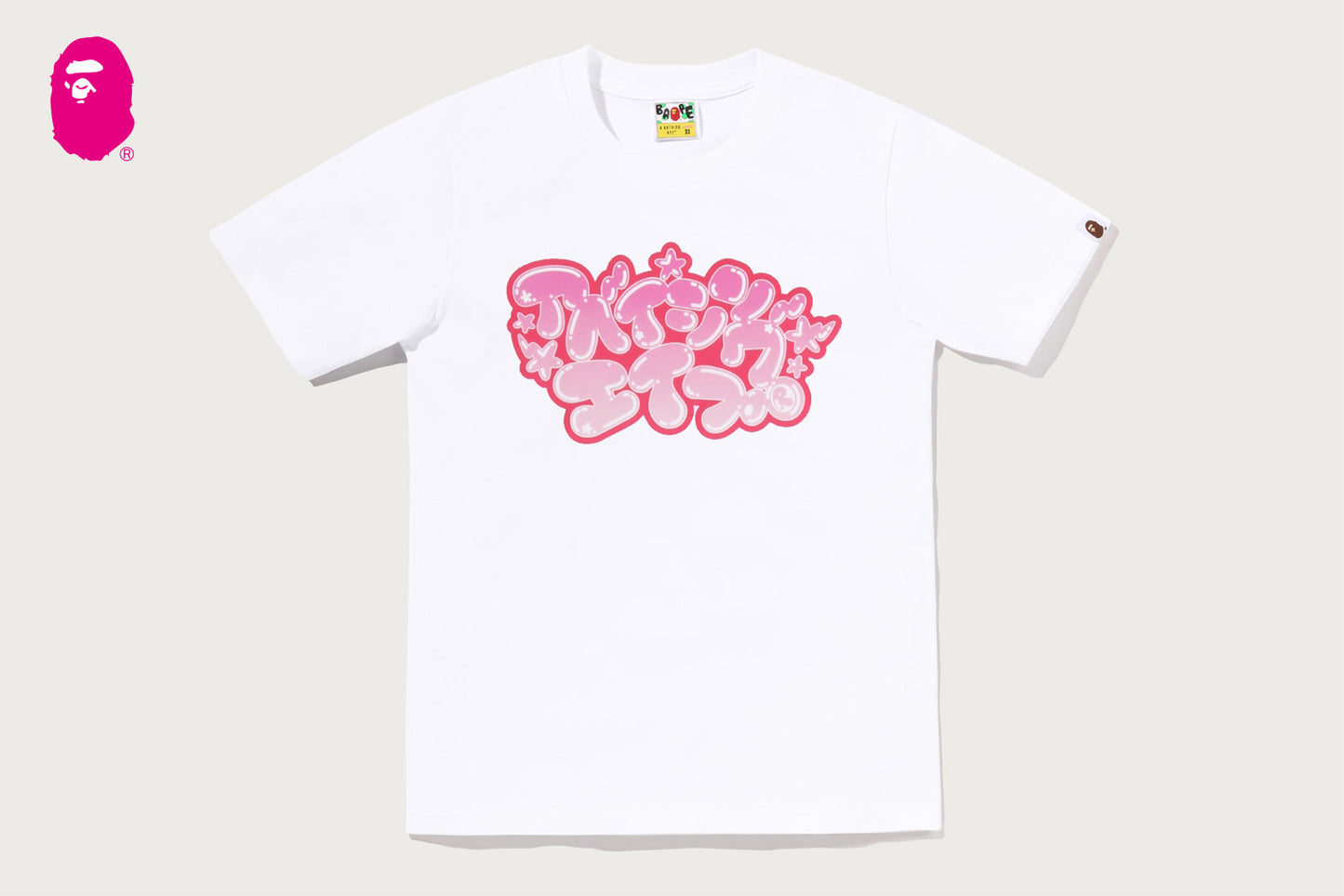 BAPE BUBBLE KATAKANA TEE