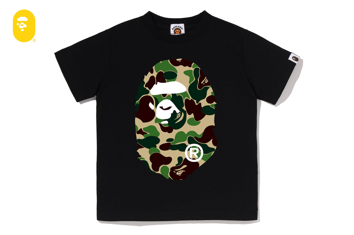 BAPE ABC CAMO BIG APE HEAD TEE