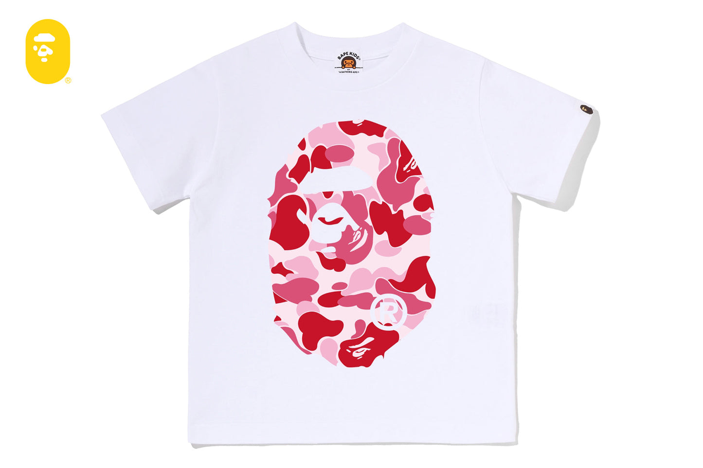 BAPE ABC CAMO BIG APE HEAD TEE