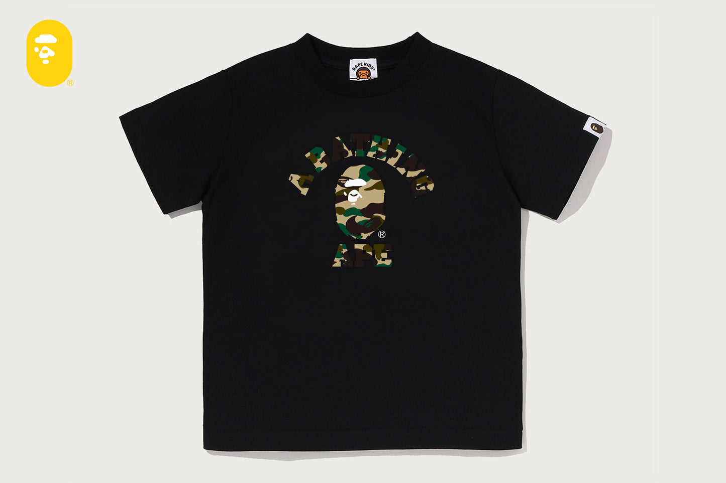 BAPE 1ST CAMO 大學T恤