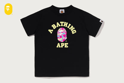 BAPE STA CAMO COLLEGE TEE