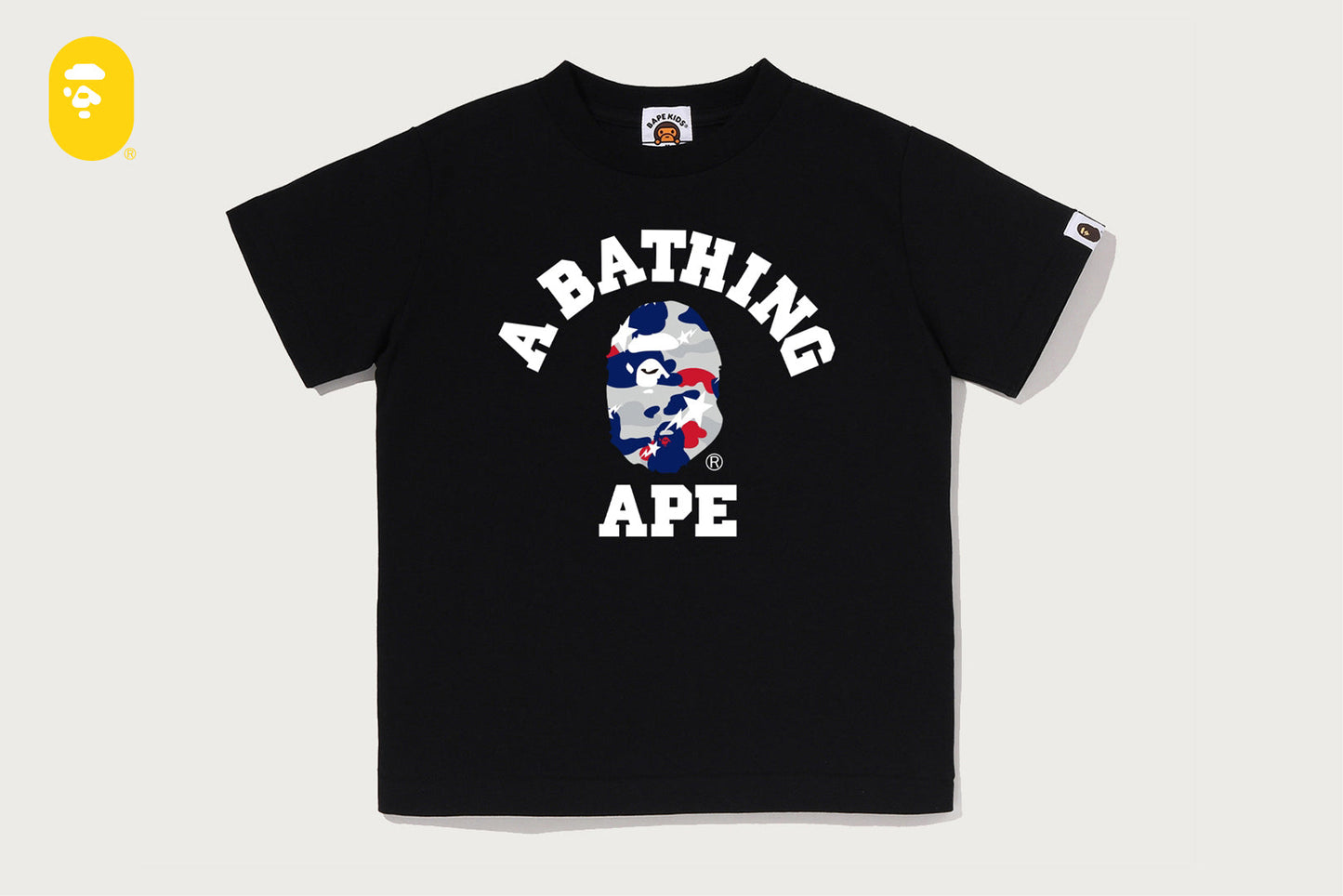 BAPE STA STRIKE CAMO 大學T恤