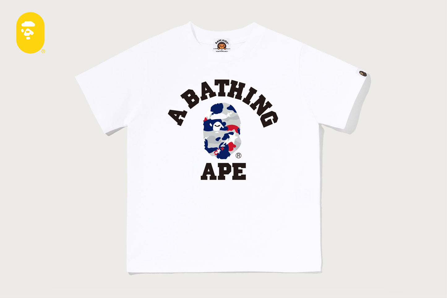 BAPE STA STRIKE CAMO 大學T恤