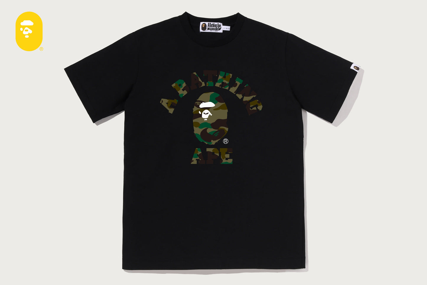 BAPE 1ST CAMO 大學T恤