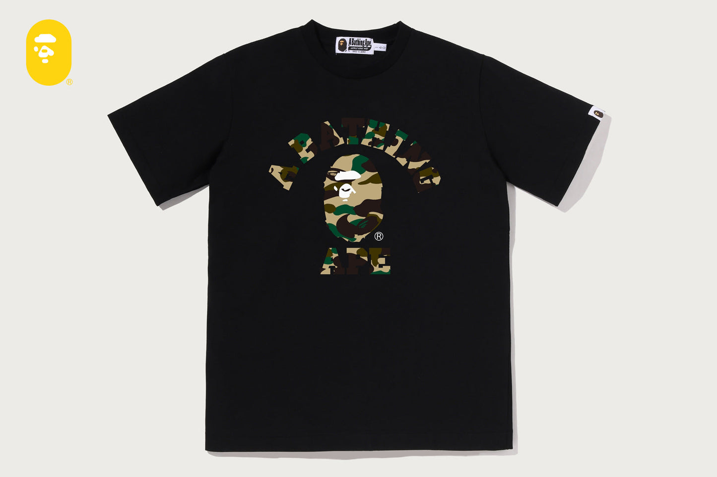 BAPE 1ST CAMO 大學T恤