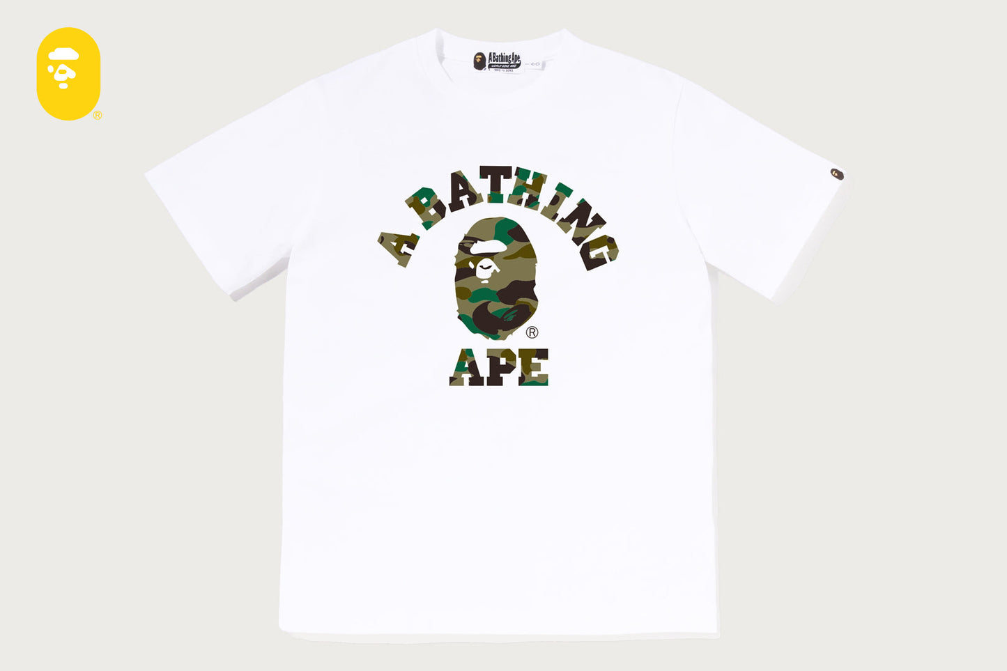 BAPE 1ST CAMO 大學T恤