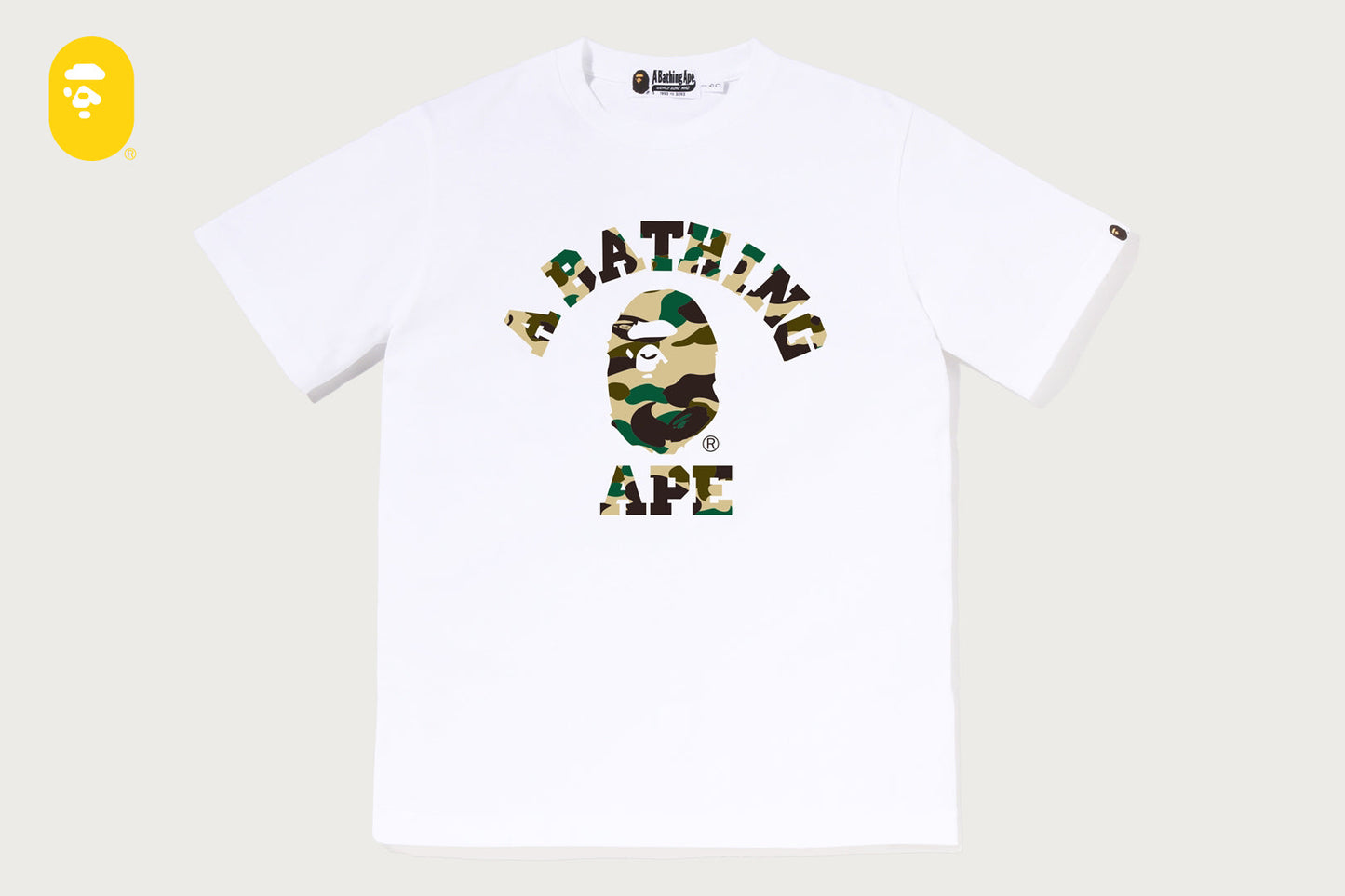 BAPE 1ST CAMO 大學T恤