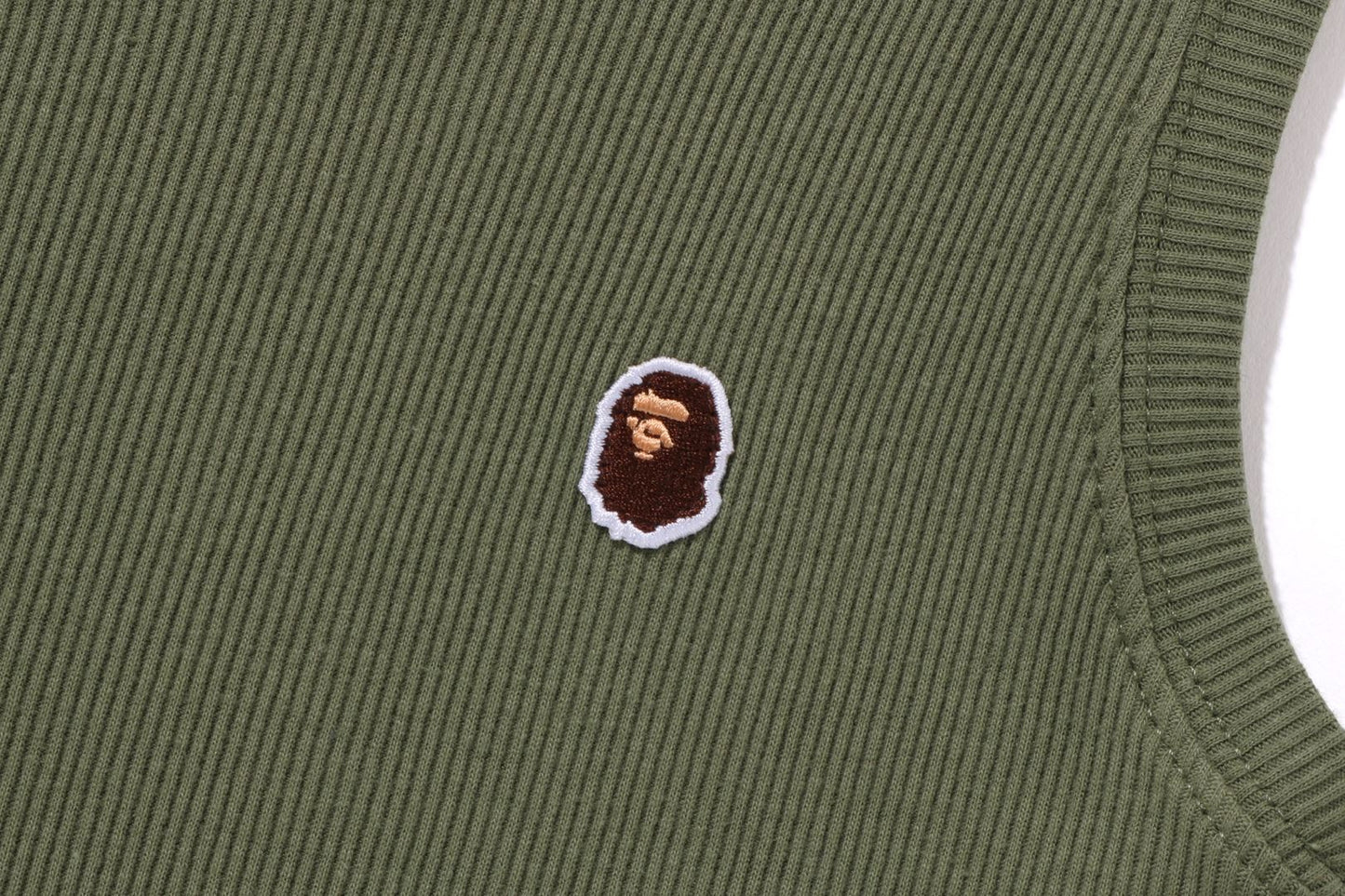 BAPE APE HEAD ONE POINT RIB TANK TOP