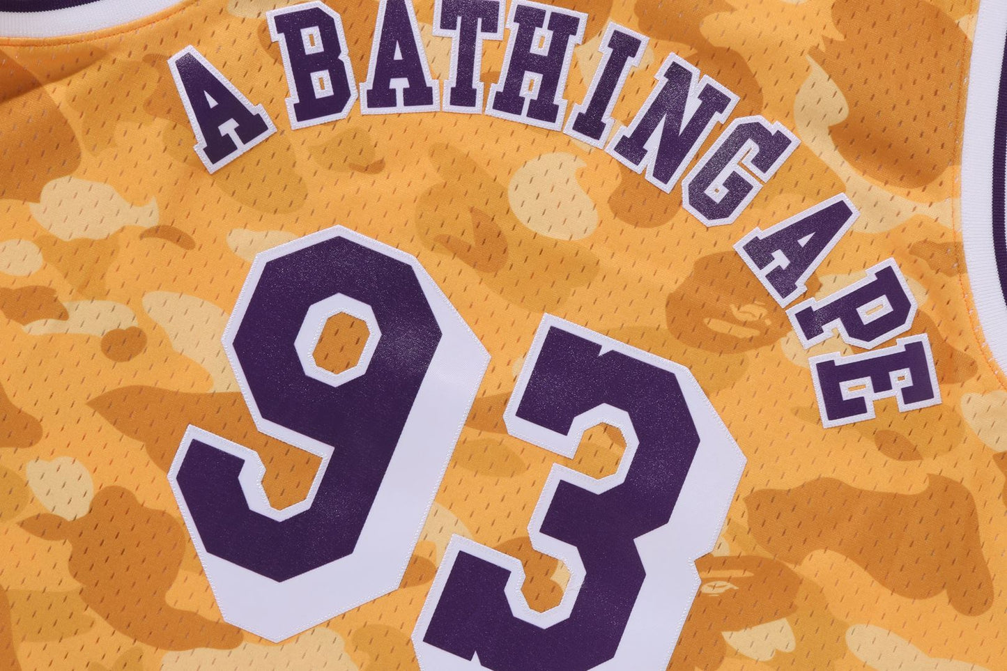 BAPE X M&N NBA 洛杉磯湖人隊 SWINGMAN 球衣