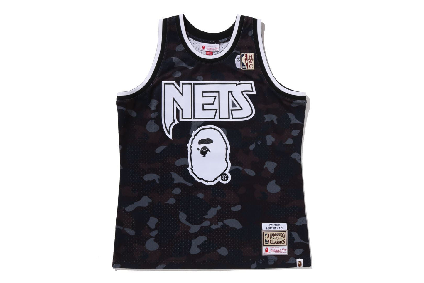 BAPE BAPE X M&N NBA 新澤西網隊運動背心