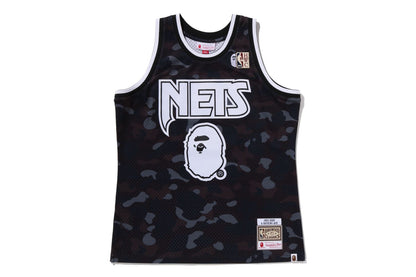 BAPE BAPE X M&N NBA 新澤西網隊運動背心