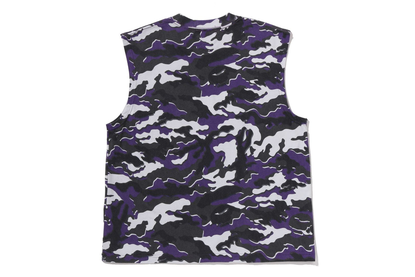 BAPE GLITCH WOODLAND CAMO 重洗浴衣風格短版背心