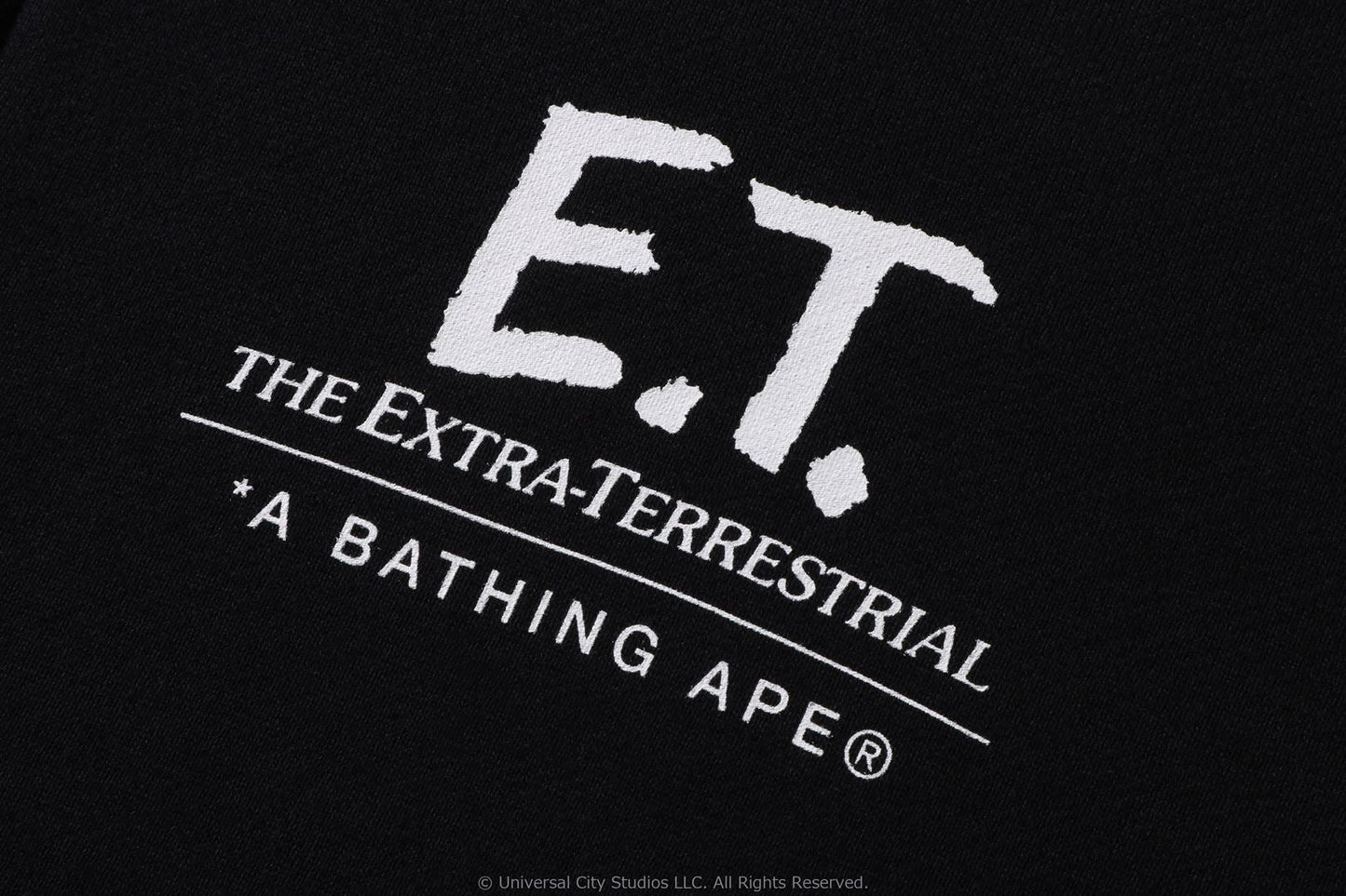 BAPE X E.T. APE HEAD ZIP HOODIE
