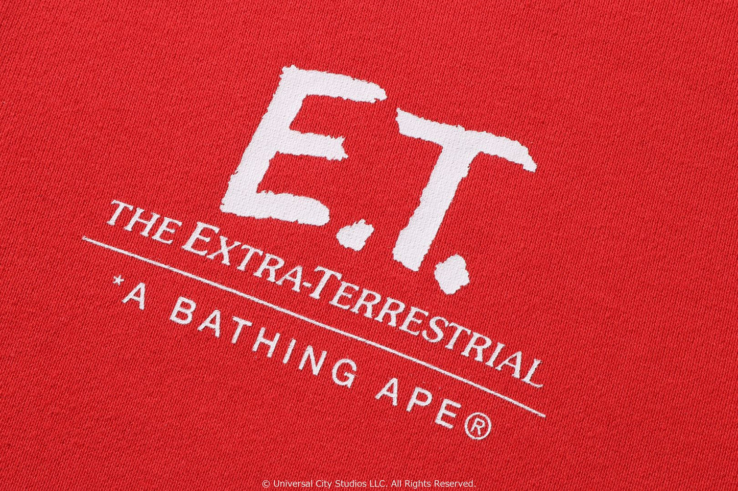 BAPE X E.T. APE HEAD ZIP HOODIE