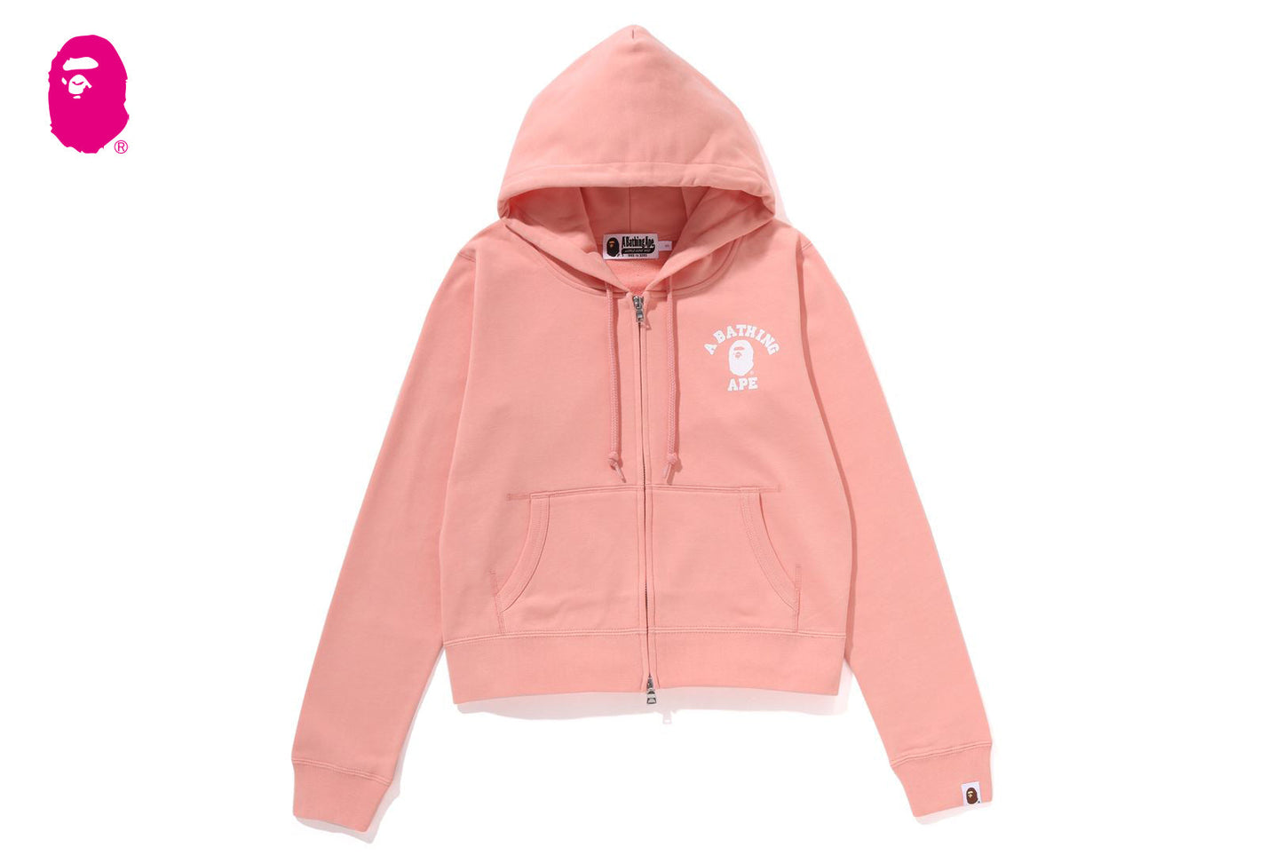 BAPE 大學拉鍊連帽外套