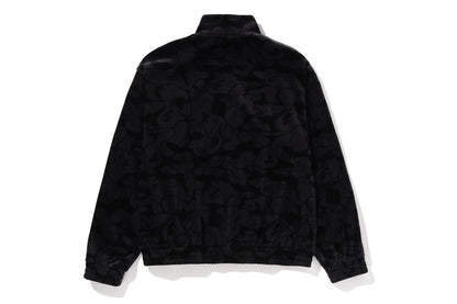 BAPE SOLID CAMO VELOUR METAL ONE POINT RELAXED FIT TRACK JACKET
