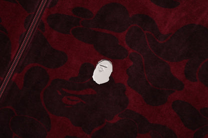 BAPE SOLID CAMO VELOUR METAL ONE POINT RELAXED FIT TRACK JACKET