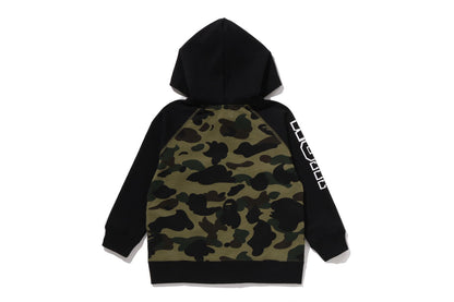BAPE 1ST CAMO SHARK PATCH ZIP HOODIE