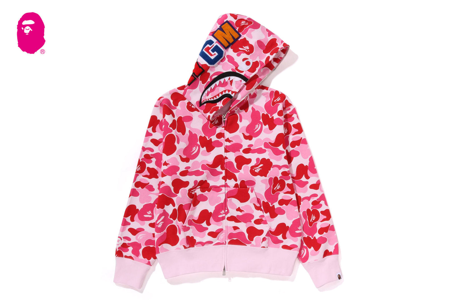 BAPE ABC CAMO SHARK FULL ZIP HOODIE
