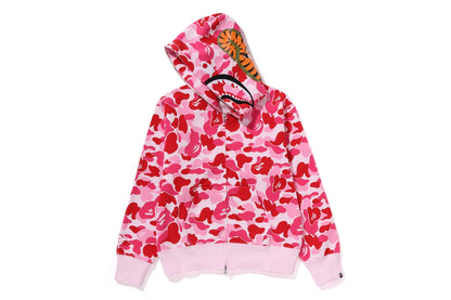 BAPE ABC CAMO SHARK FULL ZIP HOODIE