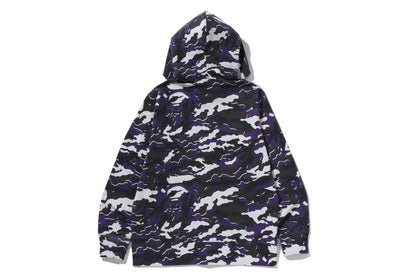 BAPE GLITCH WOODLAND CAMO FULL ZIP HOODIE