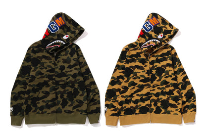 BAPE 1ST CAMO SHARK FULL ZIP HOODIE