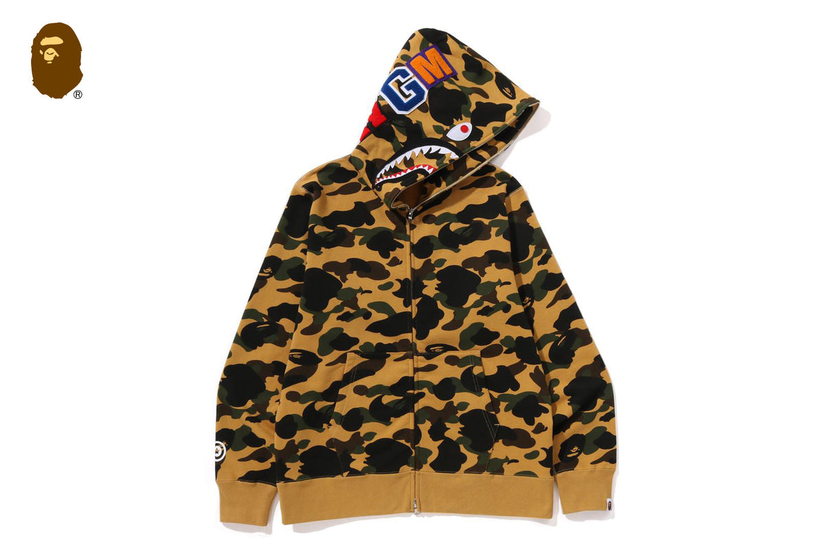 BAPE 1ST CAMO SHARK FULL ZIP HOODIE