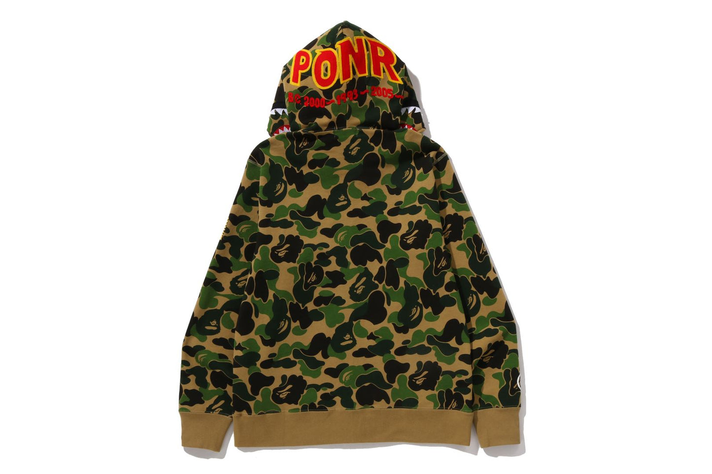 BAPE ABC CAMO 2ND SHARK FULL ZIP HOODIE
