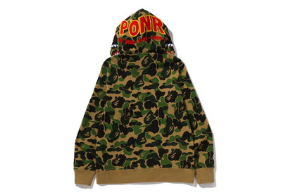 BAPE ABC CAMO 2ND SHARK FULL ZIP HOODIE
